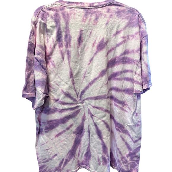 NWT Unisex Purple Tie Dye Short Sleeve Graphic Tee Shirt Power Drift Racing - XL - Picture 2 of 5